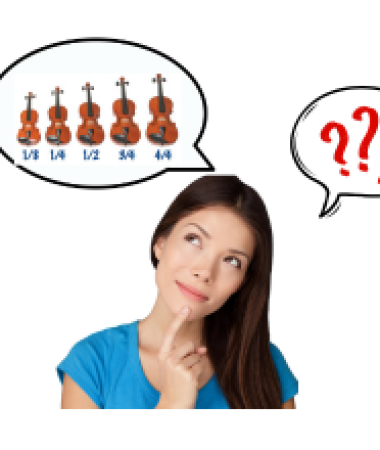 Cách chọn đàn Violin theo kích cỡ chiều cao của bé kích thước đàn Violin cho người lớn?