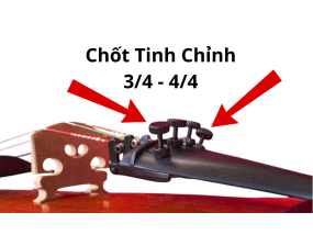 chốt tinh chỉnh đàn violin 3/4 -4/4