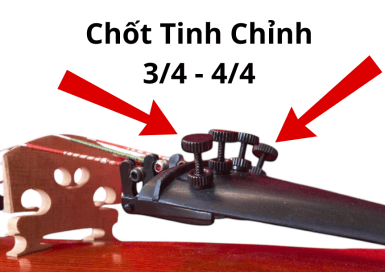 chốt tinh chỉnh đàn violin 3/4 -4/4