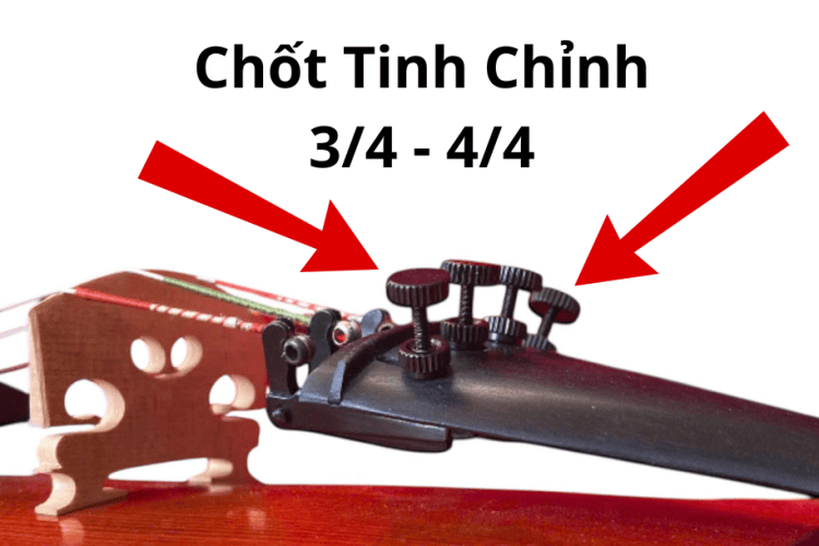 chốt tinh chỉnh đàn violin 3/4 -4/4